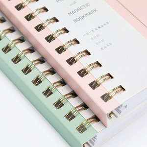 Rosa Morbido Cuoio Dell'unità di elaborazione OEM ODM Personalizzato Stampa Notebook Planner con Accessori - Product Image 2