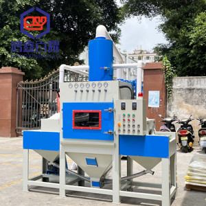 Dustless Sand <strong>Blasting</strong> Machine Automatic Conveyor Sandblasting Machine <strong>Small</strong> Sand Cleaning <strong>Blasting</strong> Machine