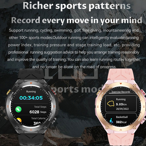 KC82 uomo donna GPS monitoraggio Smartwatch rilevamento della salute sonno monitoraggio della pressione dell'aria bussola per esercizi all'aperto e-mail - Product Image 4