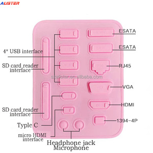 定制USB C型防尘帽插头硅橡胶，用于HDMI和SD/Micro sd卡读卡器防尘橡胶产品 - Product Image 5