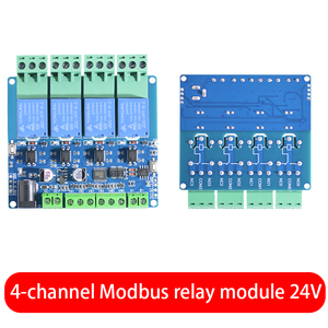 Modbus 4チャネル5v/12V/24Vリレーモジュールスイッチ入出力RS485/TTL通信 - Product Image 3