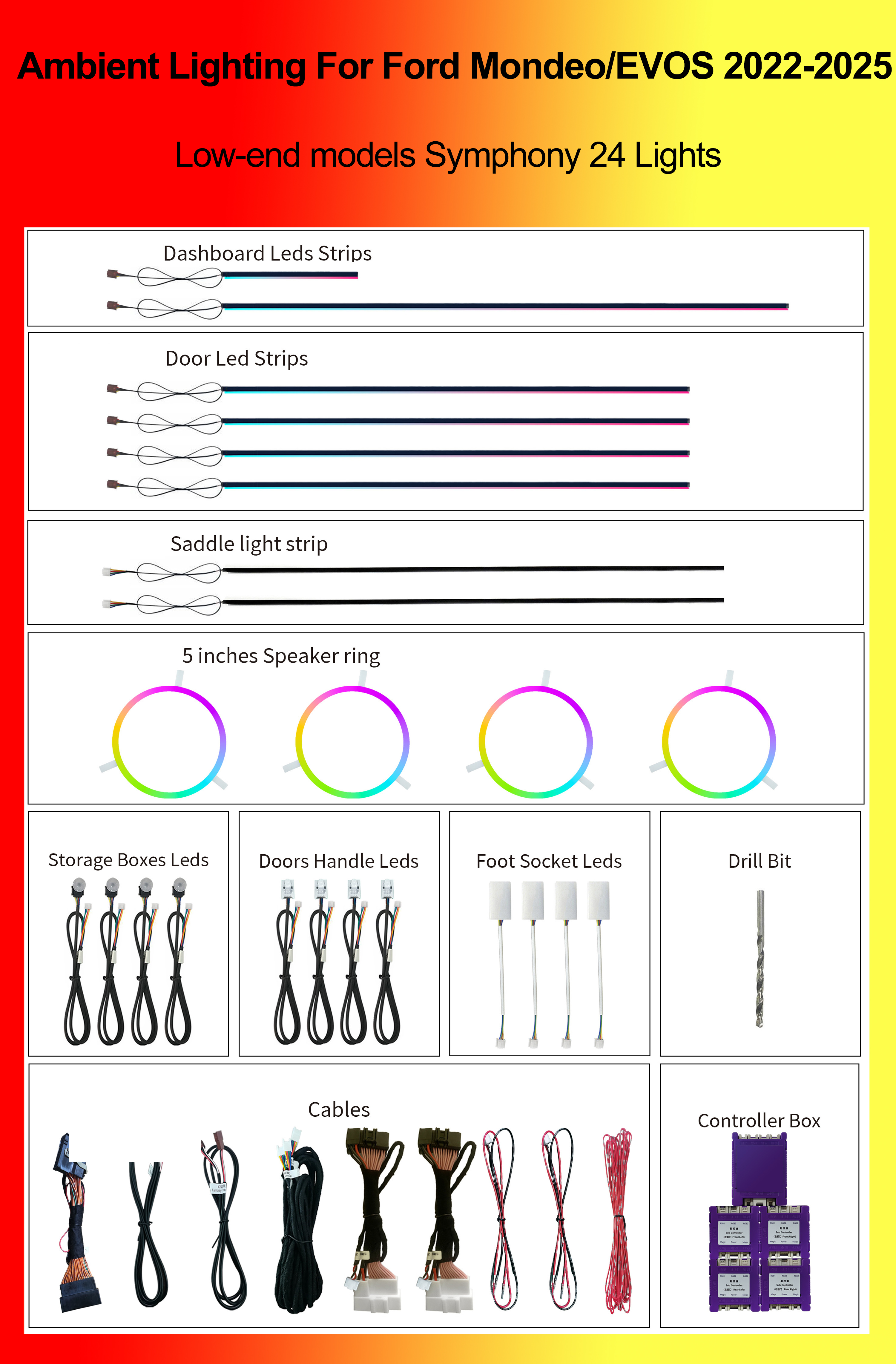 Low-end models Symphony 24 Lights