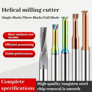 Direct Manufacturer Concrete Milling <strong>Cutter</strong> M1.2 M1.6 M2 M2.5 M3 M4 M5 M6 M8 <strong>M10</strong> M12 Multi-Flute End Mill - Product Image 4