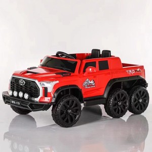 4 x4 חשמלי נסיעה על מכונית לילדים שלט רחוק גדול עם מוסיקה לשימוש חיצוני זול מודל זול עבור בנות גלגלים קטנים