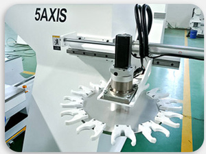 Madera en Jinan 5 ejes cabeza de rotación doble Cnc enrutador madera 5 ejes torno - Product Image 5