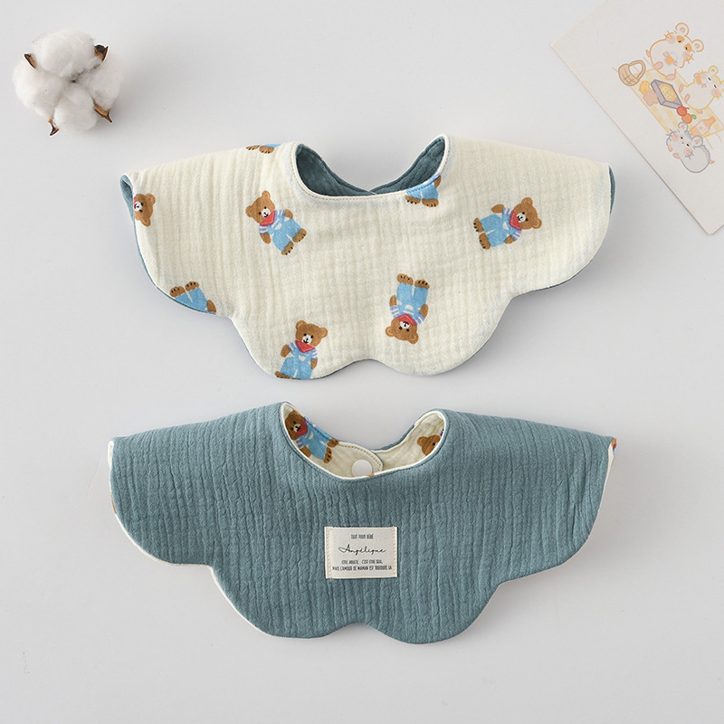 Double petal surround-blue bear denim blue