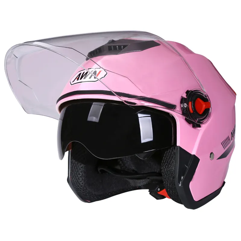 Venta caliente Rosa cascos de motocicleta casco para moto para motocicleta casco de media cara