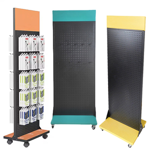 Mingtang handyzubehör display-rack, metall-pegboard 360-grad-drehbarer display-ständer, anpassbare display-theke - Product Image 6