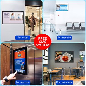 21.5 Inch Wall-Mounted Interactive Android 11 Tablet Touch Screen <strong>Display</strong> 1920*1080 <strong>LCD</strong> Commercial Advertisement 2GB <strong>Memory</strong> New - Product Image 3