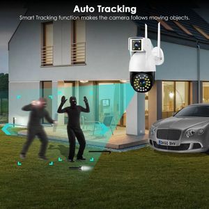 V380专业子弹Ptz 2mp双镜头4g摄像机Wifi户外安全闭路电视无线Ip防水4mp摄像机 - Product Image 6