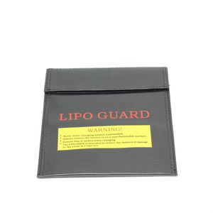 Chống cháy không thấm nước chất lượng cao RC LiPo pin an toàn túi an toàn bảo vệ phí Bao 18x23cm 23x30cm màu đỏ đen bạc - Product Image 4