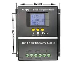 Smart 100A 80A 60A 12V 24V 48V 60V автоматический переключатель MPPT контроллер солнечной батареи - Product Image 3