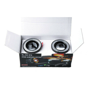 GZYNX2.5 "3" 3.5 "エンジェルアイズフォグランプ64MM76MM 89MM12VユニバーサルオートカープロジェクターCOBLEDドライビングライトラウンドLEDフォグランプ - Product Image 2