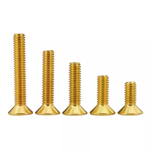 10.9级高强度镀金平头螺钉沉头六角内六角螺钉机械螺钉 - Product Image 6