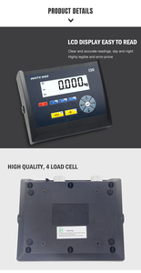 Last kosten Qualitäts waage Stahl Einzel zählung I10B Elektronische Plattform Für IP67 Display Bank Wasserdichte Wiege anzeige - Product Image 2
