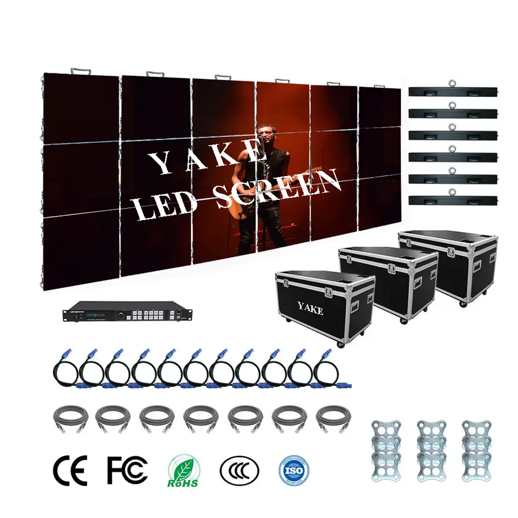 P3.91 grande decorazione della fase posteriore sfondo noleggio Display noleggio pannelli a parete Video schermo a Led per interni in affitto Display a Led