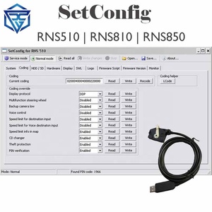 SetConfig 2.5.1 & 2.8.1 Software mit Kabel für RNS Identifizierung unterstützt RNS510 RNS810 RNS850 - Product Image 2