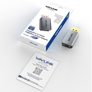 Mini adaptador compacto activo WAVLINK 4K DisplayPort para convertidor HDMI con resolución de 60Hz para AMD Dell para HP para cámara Lenovo - Product Image 6