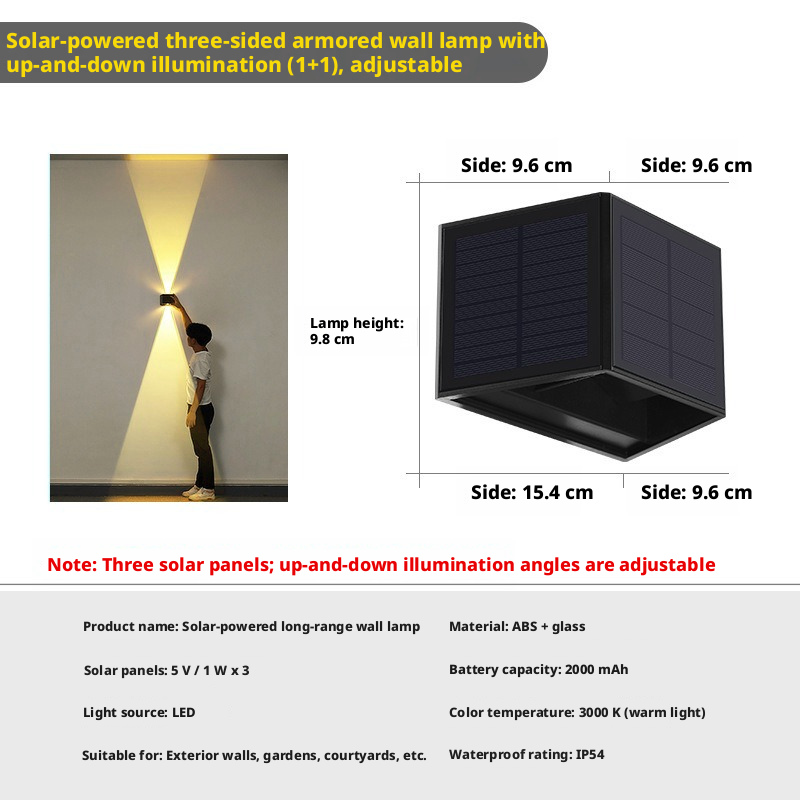 Solar/Regulador 1x1 Cabezal/Luz Cálida