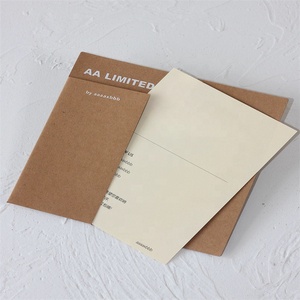 Bán buôn tùy chỉnh giấy kraft nghệ thuật thẻ kinh doanh các tông Quà Tặng phục vụ sau bán hàng thay đổi/hoàn trả biểu tượng tùy chỉnh thẻ tay áo - Product Image 5