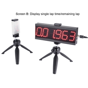 Speedtech S-005 orologio con Timer sportivo da corsa Laser Multi-giro per pratica di corsa con risvolto Timer di visualizzazione per pattinaggio di velocità per auto da corsa - Product Image 4