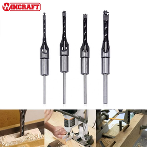 Juego de 4 brocas de agujero cuadrado para cincel de mortaja de carpintería y broca cuadrada para proyectos de bricolaje - Product Image 6