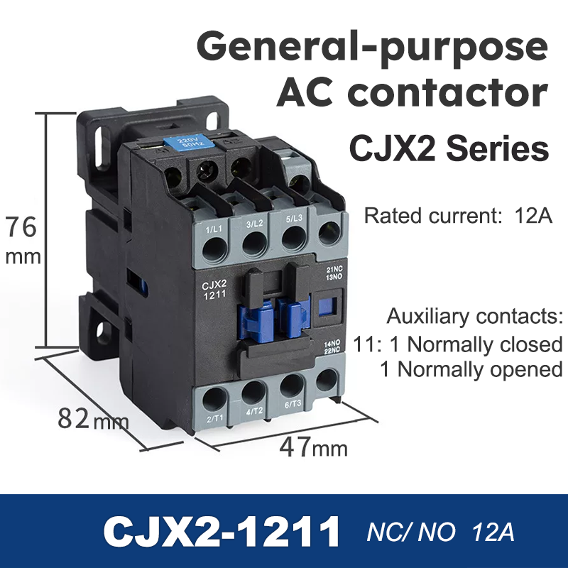 CJX2-1211 (12A/NC/NO)