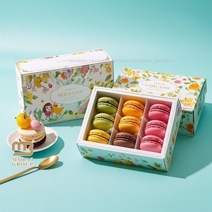 Chất lượng cao sinh thái tái chế Macaron hộp bán buôn Cookie bao bì cho Macarons gói hộp tùy chỉnh Macaron hộp - Product Image 1