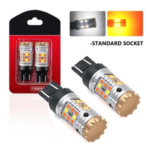 G2 Canbus araba ışık 7440 3156 BA15S BAU15S yan işaretleyici fren lambası LED arka lambası dönüş sinyali ampul - Product Image 1