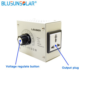 <strong>SCR</strong> Dimmer Portable Speed <strong>Temperature</strong> Light Voltage Adjustable Regulator AC 220V 4000W Compact Variable Voltage <strong>Controller</strong> - Product Image 4