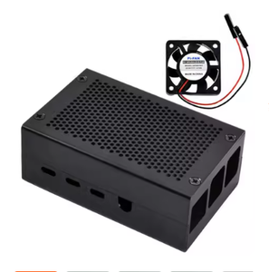 Aismartlink <strong>Raspberry</strong> <strong>Pi</strong> 4th Generation Shell Aluminum Alloy Metal 4b + Shell + <strong>Raspberry</strong> Pi4 Host Shell Heat Dissipation Box - Product Image 1