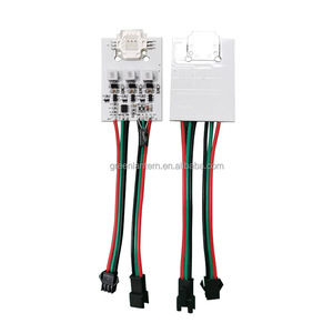 WS2811 светодиодный пиксельный модуль 65x40 мм DC12V 10 Вт адресуемый RGB одиночный высокомощный модуль для освещения световой коробки