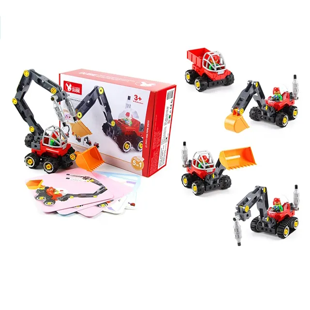 Dk Speelgoed 5 In 1 Kleine Baksteen Truck Intelligente Kinderen Blokken