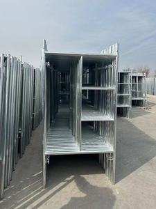 Q345 galvanizado o pintado andamio H marco 1700x1800 para alto edificio Forma de acero Andamio Escalera Andamio - Product Image 3