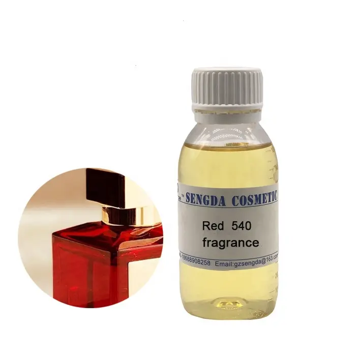 Meilleure vente huile de parfum romantique hautement concentrée avec Style rouge 540 pour la fabrication de parfum de marque au prix de gros