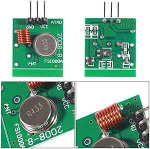 AIsmartlink Für Arduino DIY Elektronik Raspberry Pi 433MHz RF Wireless Empfänger und Sender Modul Kit