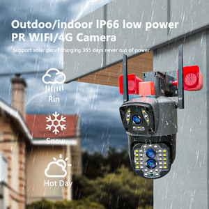 Factory Directly Supply 4MP Dual Lens CCTV 4G PTZ Camera 10X Zoom <strong>Wireless</strong> Outdoor <strong>Security</strong> <strong>System</strong> IP Human Memory Card - Product Image 4