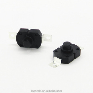 500g操作力防水垂直ボタンスイッチ2ピン表面実装1NO1NC組み合わせプラスチック製 - Product Image 3