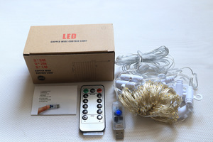 Праздничное освещение, украшение, 8 режимов, 3*3 м, USB, дистанционное управление, гирлянда 300, светодиодная занавеска - Product Image 6