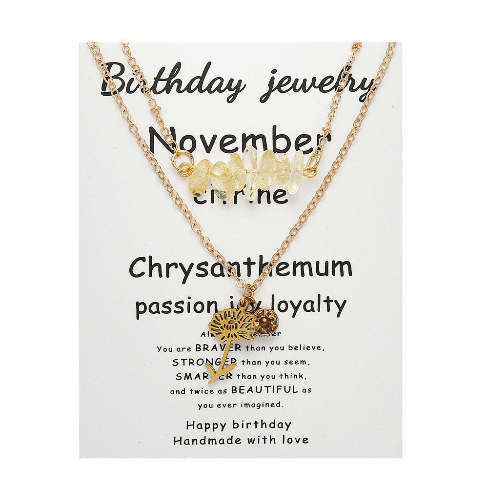 mix-November citrine