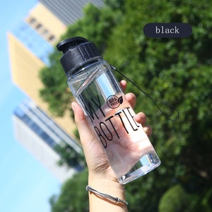 再利用可能なポータブル550ml私のボトルペットBPAフリースクエアプラスチックフルーツジュースボトルジュース用 - Product Image 6