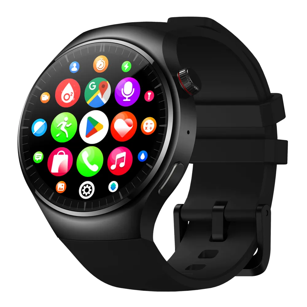 2024 Zeblaze Thor Plus Dispositivos portátiles GPS Android Inteligente Relogio Smartwatch Reloj inteligente con tarjeta SIM Wifi 4G para hombres