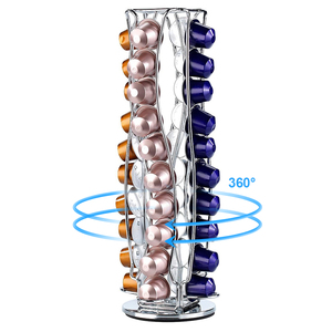 Tốt nhất xoay cà phê nồi viên nang chủ lưu trữ Đường Hộp Thanh xi-rô Spinner tổ chức keurig cup hiển thị Cà phê Pod giá - Product Image 2