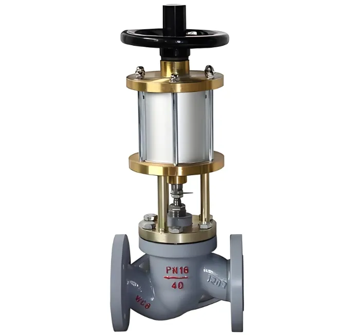 Nuzhuo DN60 WCB ZSQ Cylinder Piston Type Quick Shutdown Valve Stainless Steel with Positioner Actuator Media Industry