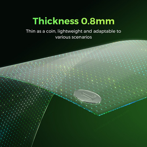 P6 interno flessibile trasparente HD schermo di visualizzazione a LED per la pubblicità di vetrine ad alta risoluzione LED pellicola trasparente Display - Product Image 3