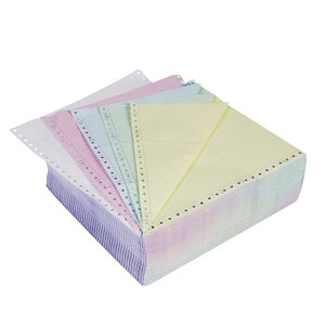 Sunkey-papel de impresión continua de 3 capas, papel de matriz de puntos sin carbón, venta al por mayor - Product Image 1