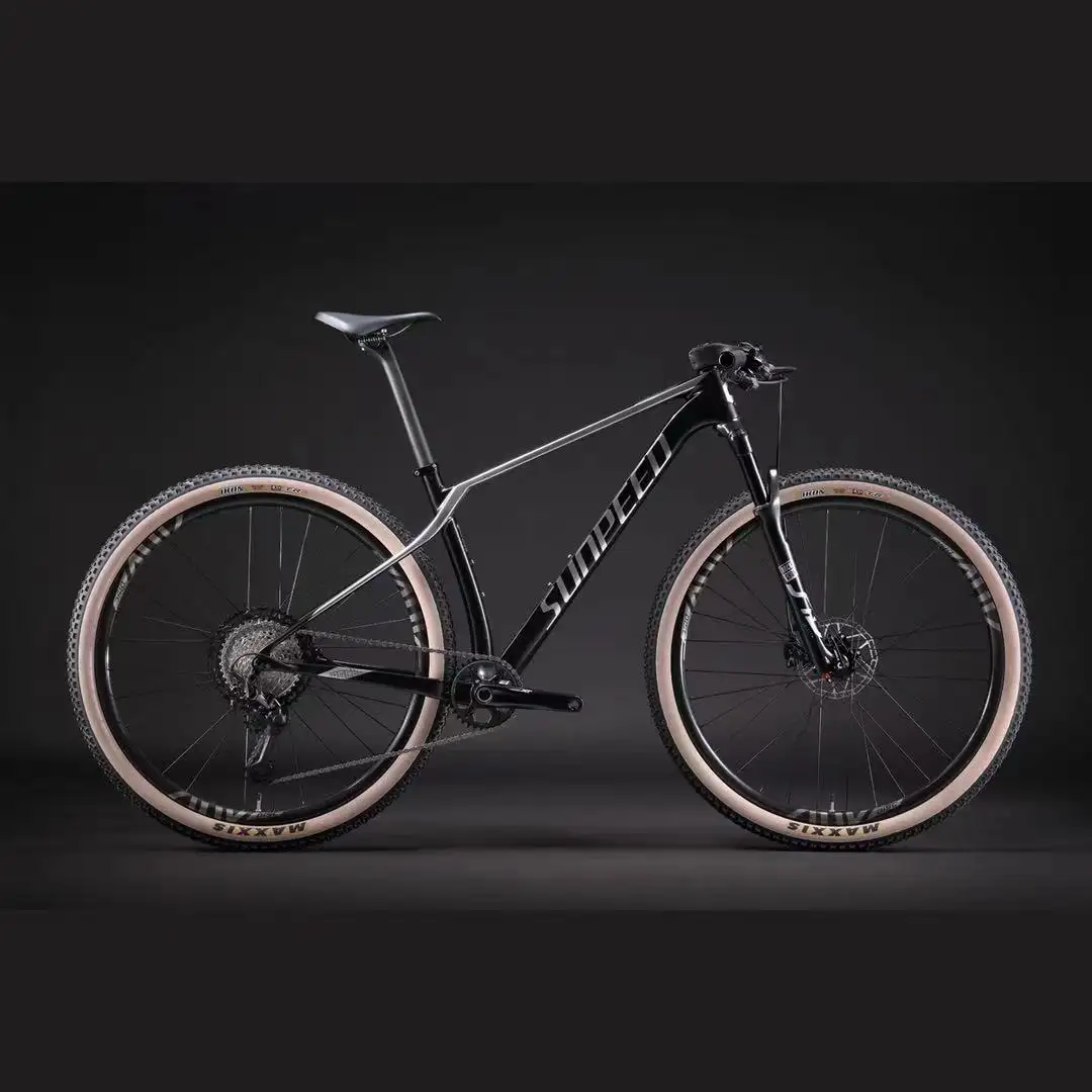 Sunpeed bike de fibra de carbono, bicicleta de montanha 29er mtb com SX-12S groupset