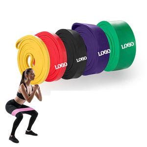 Resistencia Entrenamiento en casa Elástico Estiramiento Caucho Látex Mini Loop Band Gimnasio Ejercicio Resistencia Loop Bands - Product Image 1