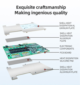 智能10S-15S 24V 48V 60V 50A 100A智能BMS RS485 UART，适用于电信基础电池组印刷电路板和印刷电路板 - Product Image 5