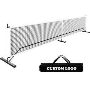 Tùy chỉnh 22 ft xách tay pickleball <span class=keywords><strong>Net</strong></span> Set với khung kim loại tất cả các thời tiết PE <span class=keywords><strong>Net</strong></span> cho đào tạo - Product Image 1